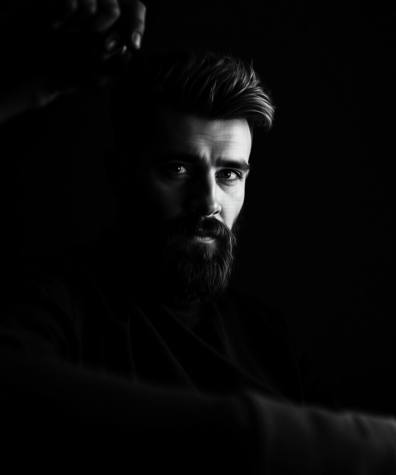 Sharp modern barber cut